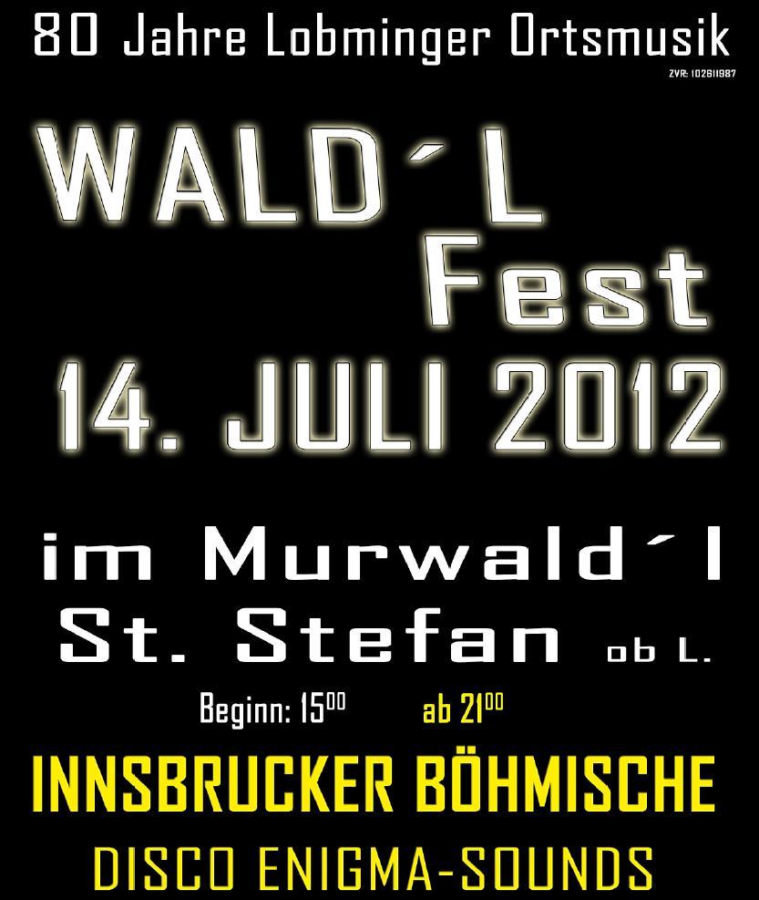 Waldlfest Flyer